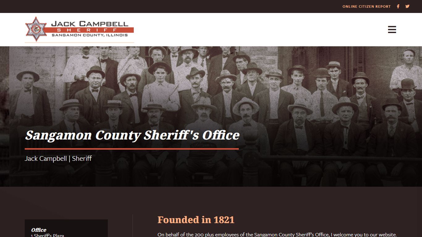 Sangamon County Sheriff's Office | Jack Campbell, Sheriff